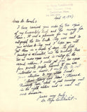 Leichtentritt, Hugo - Autograph Letter Signed 1947