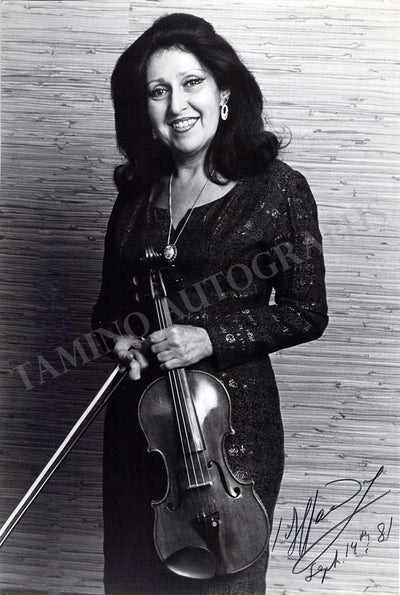 Haendel, ida - Signed Photograph 1981