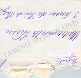 Rubinstein, Ida - Set of 5 Autograph Letters Signed