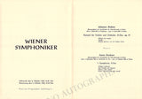 Oistrakh, Igor - Concert Program Vienna 1958