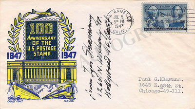 Stravinsky, Igor - Signed Envelope