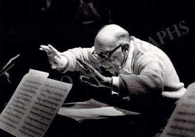Stravinsky, Igor - Photo in Rehearsal