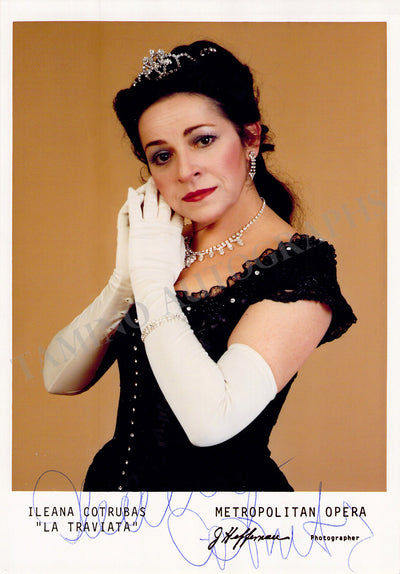 Cotrubas, Ileana - Signed Photograph in Traviata