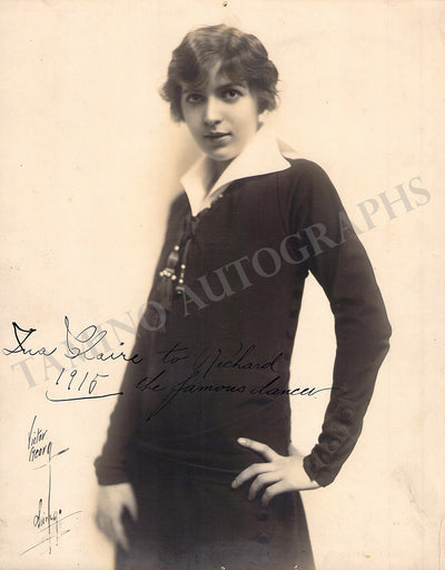 Claire, Ina - Signed Photograph 1915