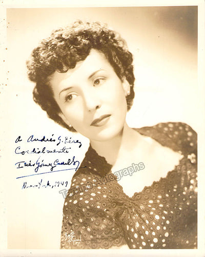 Gomez Carrillo, Ines - Signed Photograph 1949