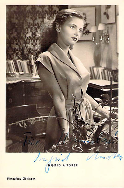 Andree, Ingrid - Signed Photograph