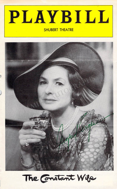 Signed Program Cover