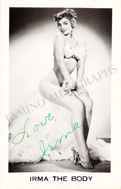 Goodneighbor, Mary (Irma The Body) - Set of 2 Signed Photographs