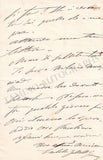 Galletti-Gianoli, Isabella - Set of 2 Autograph Letters Signed