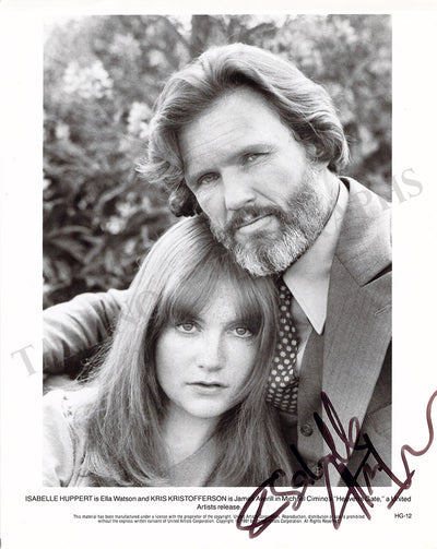 Huppert, Isabelle - Signed Photograph in "Heaven's Gate"