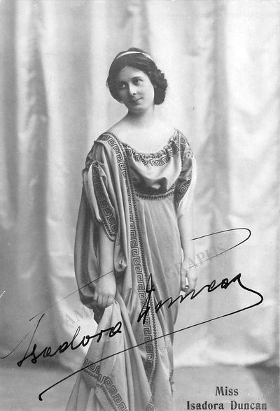 Duncan, Isadora - Signed Photograph