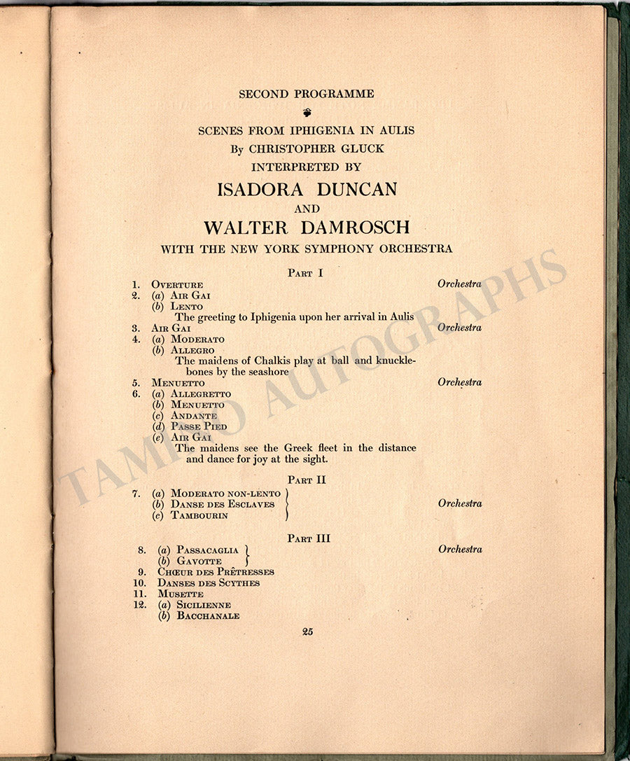 Duncan, Isadora - Mini Book "The Dance"