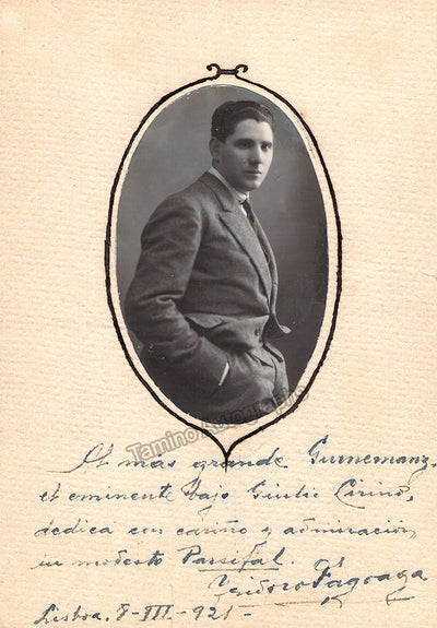 Fagoaga, Isidoro - Signed Photograph 1921
