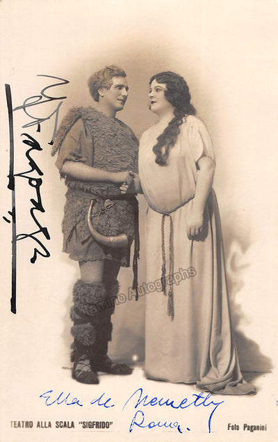 Fagoaga, Isidoro - De Nemethy, Ella - Double Signed Photograph in Siegfried