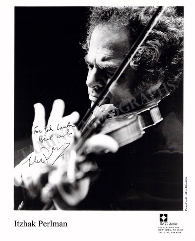 Perlman, Itzhak - Various Autographs