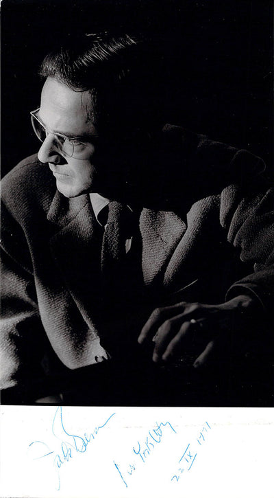 Beeson, Jack - Signed Photograph 1971