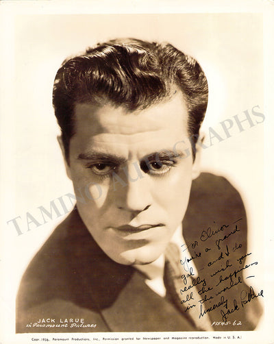 LaRue, Jack - Signed Photograph