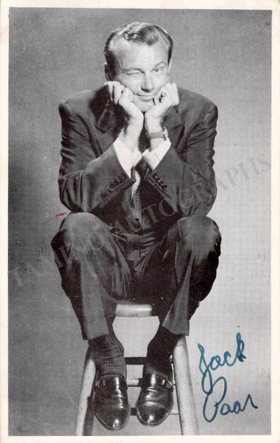 Paar, Jack - Signed Photograph
