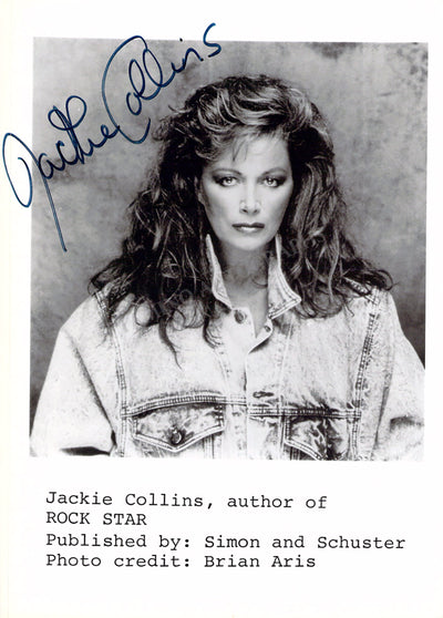 Collins, Jackie - Signed Photograph