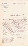 Heugel, Jacques-Leopold - Set of 3 Autograph Letters Signed