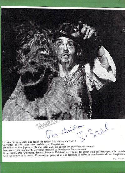 Brel, Jacques - Signed Page