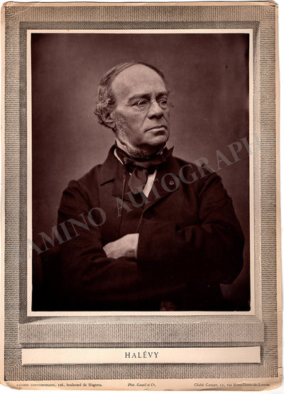 Halevy, Jacques Fromental - Vintage Photograph