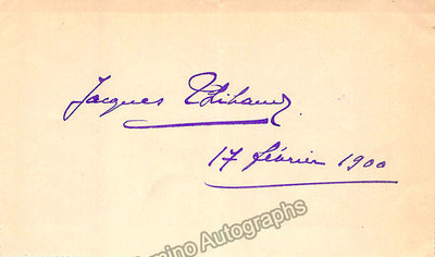 Thibaud, Jacques - Signed Album Page 1900