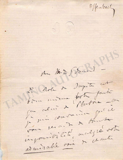 Autograph Letter Signed (1866)
