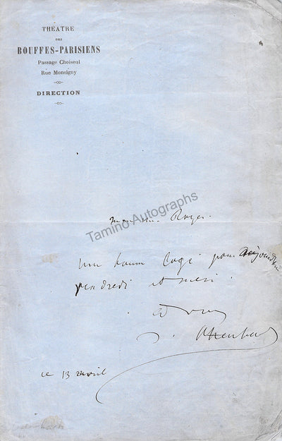 Autograph Note Signed (VII)