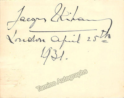 Jacques Thibaud (1931)