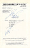 Conductors Signed Program Pages – Set of 42
