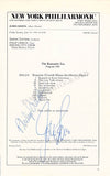 Conductors Signed Program Pages – Set of 42