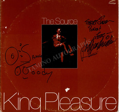 Moody, James - Hendricks, Jon - Signed LP Record Sleeve