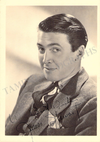 Stewart. James - Various Autographs