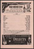 Kiepura, Jan - Signed Program The Merry Widow 1945