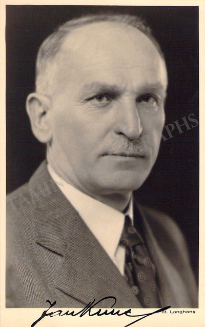 Kunc, Jan - Signed Photograph