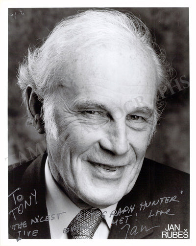 Rubes, Jan - Signed Photograph