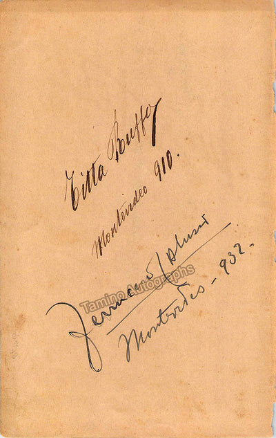 Signed Album Page (1910) with others