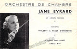 Evrard, Jane - Signed Photograph