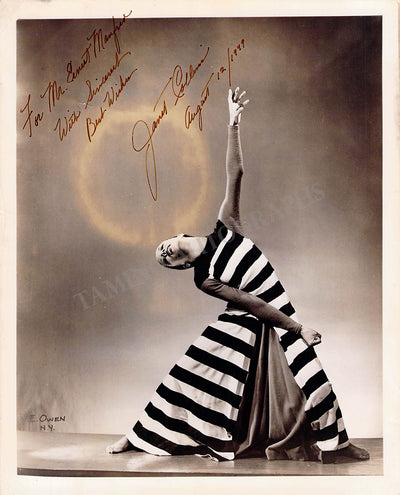 Collins, Janet - Signed Photograph 1949