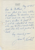 Novotna, Jarmila - Set of 3 Signed Letters