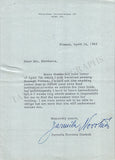 Novotna, Jarmila - Set of 3 Signed Letters