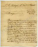 Chollet, Jean-Baptiste - Set of 3 Autograph Letters Signed