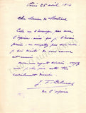 Delmas, Jean-Francois  - Set of 2 Autograph Letters Signed