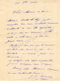 Delmas, Jean-Francois  - Set of 2 Autograph Letters Signed