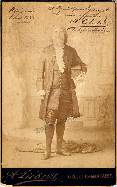 Cobalet, Jean-Henri-Arthur - Signed Cabinet Photograph in Mignon