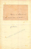 Ravina, Jean-Henri - Autograph Letter Signed 1868