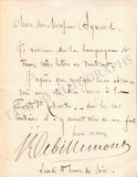 Debillemont, Jean-Jacques-Joseph - Set of 2 Autograph Letters