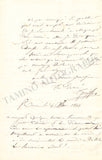 Geoffroy, Jean-Marie - Autograph Letter Signed 1844