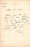 Blaize, Jean - Set of 3 Autograph Letters Signed